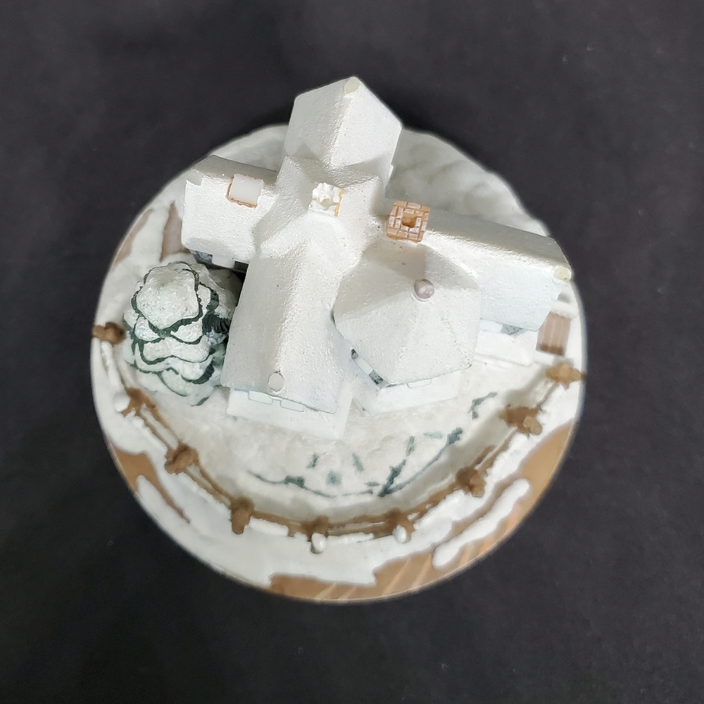 2002 Thomas Kinkade "Holiday Gathering" Candle Topper - Picture 5 of 6